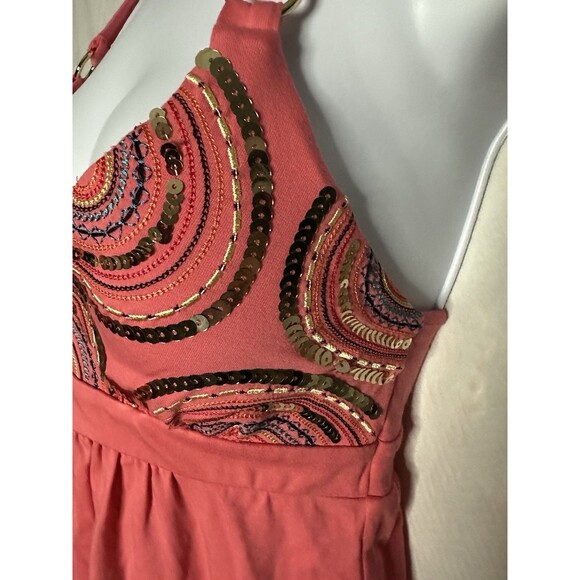Victoria’s Secret Fashions Best Kept Secret Bra Top, Coral , Embroidered, Sequin - Picture 4 of 5